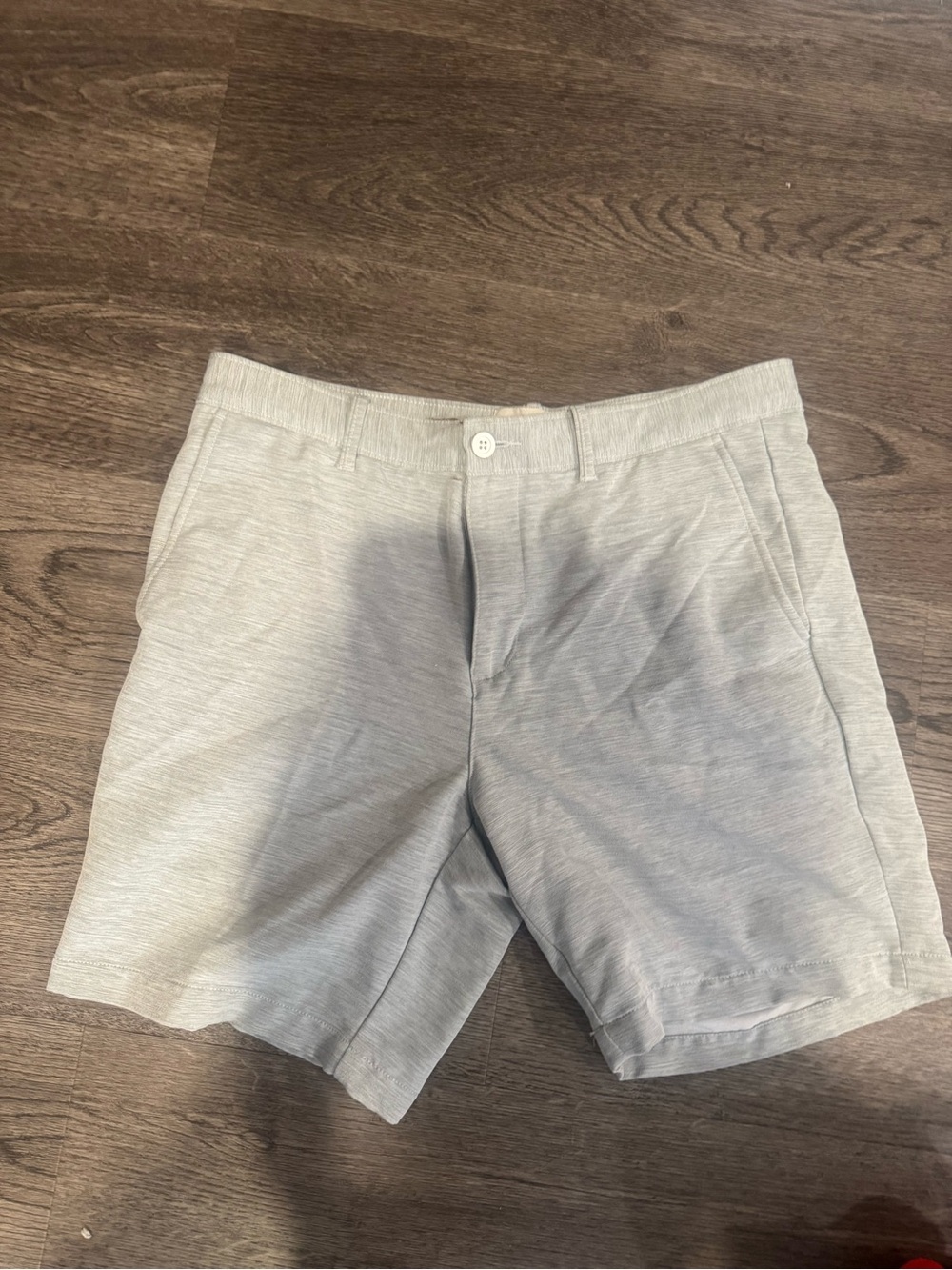 Original Penguin Light Gray Men's Flat Front Shorts